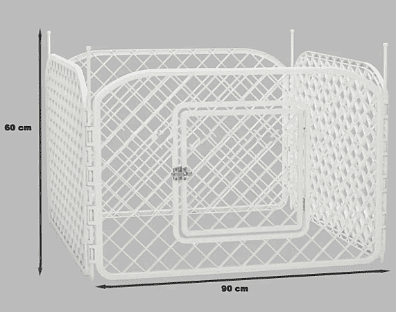 ÇİT PLASTİK 4 LÜ PANEL 60x90 - 1