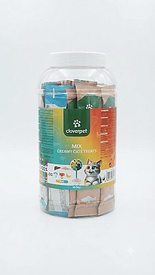 CLOVERPET 30LU KAVANOZ KREMA MİX