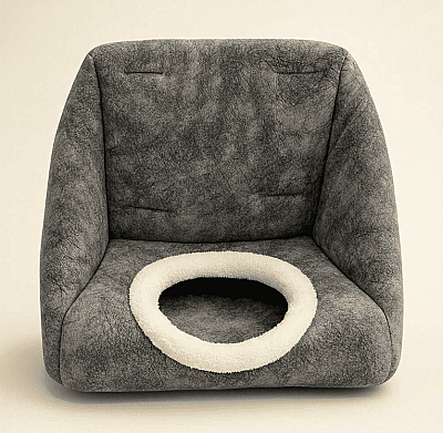 COMFORT ÜÇ FONKS. GRİ YATAK 42x42x23cm - 3