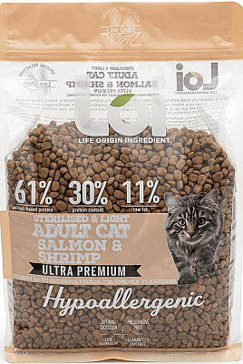 LOI YETİŞKİN KEDİ KISIR - SOMON & KARİDES - 1 KG
