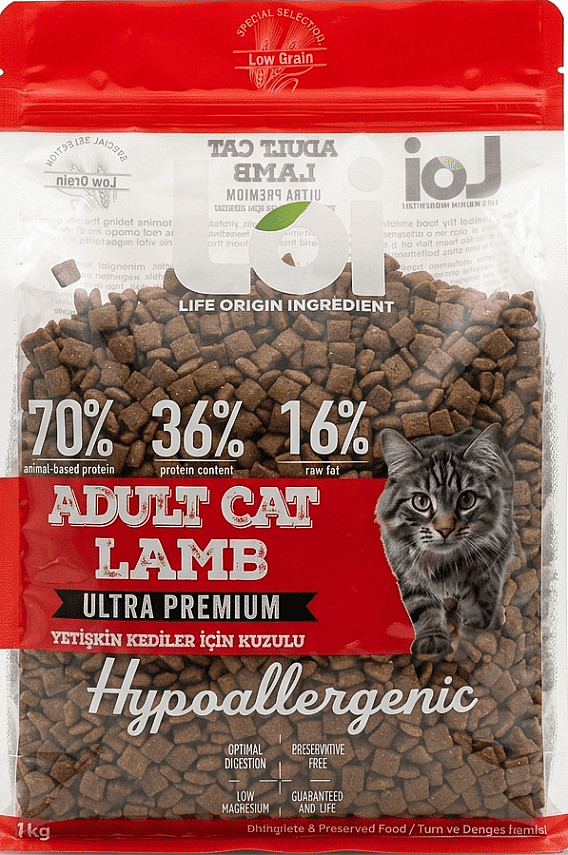 LOI YETİŞKİN KEDİ - KUZULU - 1 KG - 1